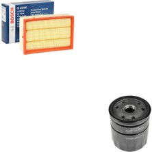 Bosch Filtre Bakım Seti Peugeot 206 2.0 Benzinli 1998-2009 180 Beygir Hava + Yağ Filtre
