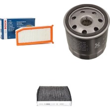 Bosch Filtre Bakım Seti Dacia Logan Mcv Iı 1.5 Dci 2013+ 75 Beygir Hava + Yağ F. + Polen Filtre Bosch