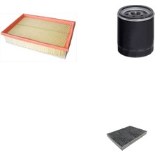 Bosch Filtre Bakım Seti Skoda Felicia Forman 1.3 1990-1998 Kare Hava Filtre Hava + Yağ F. + Polen Filtre Sardes