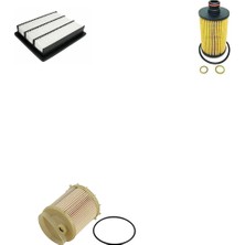 Bosch Filtre Bakım Seti Ssangyong Rodius 2.0 E-Xdı Dizel 2013-2016 Hava + Yağ F. + Yakıt Filtre Blueprint