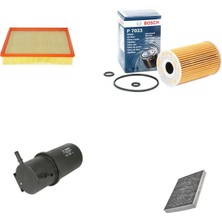 Bosch Filtre Bakım Seti Volkswagen Amarok 2.0 Dizel 2011+ Hava + Yağ F + Yakıt F. + Polen Bosch