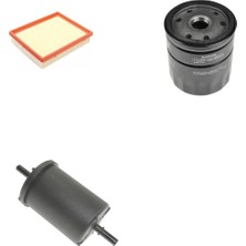 Bosch Filtre Bakım Seti Peugeot 206 2.0 Benzinli 1998-2009 135 Beygir Hava + Yağ F. + Yakıt Filtre Bosch
