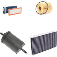Bosch Filtre Bakım Seti Citroen Ds Ds4 4 1.6 Thp Benzin 156 Beygir Hava + Yağ F + Yakıt F. + Polen Bosch