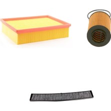 Bosch Filtre Bakım Seti Bmw 3 Serisi E46 330 I Benzin 1998-2004 Hava + Yağ F. + Polen Filtre Bosch