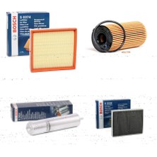 Bosch Filtre Bakım Seti Bmw 4 Serisi F32 F36 420 D Dizel 190 Beygir 2013-2015 Hava + Yağ F + Yakıt F. + Polen Bosch