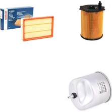 Bosch Filtre Bakım Seti Peugeot Partner 1.6 Hdı Dizel 2012-2017 Hava + Yağ F. + Yakıt Filtre Bosch