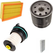 Bosch Filtre Bakım Seti Renault Megane Iv 1.5 Dizel 2015+ Hava + Yağ F + Yakıt F. + Polen Bosch