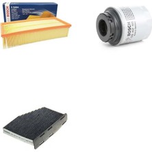 Bosch Filtre Bakım Seti Volkswagen Scirocco 1.4 Tsı Benzin 160 Beygir Hava + Yağ F. + Polen Filtre Sardes
