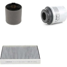 Bosch Filtre Bakım Seti Skoda Fabia 1.4 Tsı 2011-2012 Benzinli Hava + Yağ F. + Polen Filtre Bosch