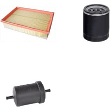Bosch Filtre Bakım Seti Skoda Felicia 1.3 1998-2002 Kare Hava Filtre Hava + Yağ F. + Yakıt Filtre Filtron