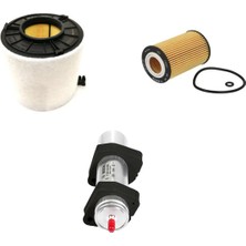 Bosch Filtre Bakım Seti Audi A4 2.0 Tdı 2016 + Hava + Yağ F. + Yakıt Filtre Bosch