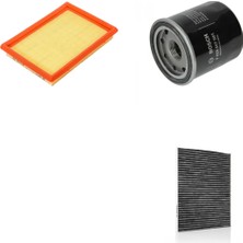 Bosch Filtre Bakım Seti Nissan Juke 1.6 Benzin 2010+ Hava + Yağ F. + Polen Filtre Bosch