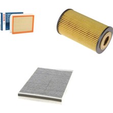 Bosch Filtre Bakım Seti Opel Astra H 1.6 Turbo 2004-2009 Benzin Hava + Yağ F. + Polen Filtre Bosch