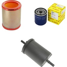 Filtre Bakım Seti Citroen Saxo 1.6 Benzinli 120 Beygir Hava + Yağ F. + Yakıt Filtre Bosch