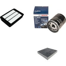 Bosch Filtre Bakım Seti Mitsubishi Outlander 2.0 2007-2012 Hava + Yağ F. + Polen Filtre Sardes