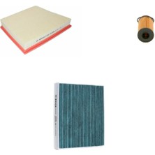 Bosch Filtre Bakım Seti Jaguar Xe 2.0 D Dizel Hava + Yağ F. + Polen Filtre Sardes