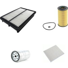 Bosch Filtre Bakım Seti Kia Cerato 1.5 Crdı 1.6 Crdı Dizel 2005-2009 Hava + Yağ F + Yakıt F. + Polen Sardes