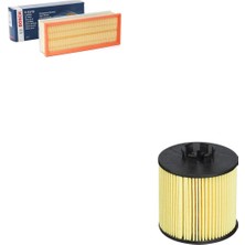 Bosch Filtre Bakım Seti Volkswagen Jetta 1.4 Tsı 2007-2010 140-170 Beygir Bmy Cavd Motor Hava + Yağ Filtre
