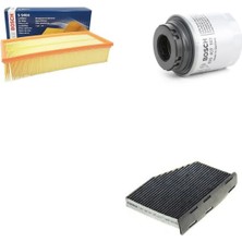 Bosch Filtre Bakım Seti Seat Alhambra 1.4 Turbo Benzinli Hava + Yağ F. + Polen Filtre Bosch