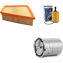 Bosch Filtre Bakım Seti Skoda Fabia 1.4 Tdı 2003-2008 Dizel Bnm Bnv Motor Hava + Yağ F. + Yakıt Filtre Bosch