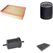 Bosch Filtre Bakım Seti Skoda Felicia Forman 1.3 1990-1998 Kare Hava Filtre Hava + Yağ F + Yakıt F. + Polen Sardes