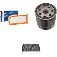 Bosch Filtre Bakım Seti Dacia Sandero Iı 1.5 Dci 2013+ 90 Beygir Hava + Yağ F. + Polen Filtre Bosch