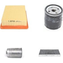 Bosch Filtre Bakım Seti Fiat Marea 1.9 Dizel Hava + Yağ F + Yakıt F. + Polen Bosch