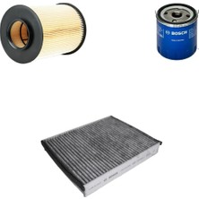 Bosch Filtre Bakım Seti Ford Focus 1.6 2013+ Benzinli Hava + Yağ F. + Polen Filtre Sardes