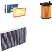 Bosch Filtre Bakım Seti Peugeot 308 I 1.6 Hdı Dizel 112 Beygir 2000-2014 Hava + Yağ F. + Polen Filtre Sardes
