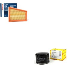 Bosch Filtre Bakım Seti Renault Laguna I 1.6 1.8 1993-2001 Hava + Yağ Filtre