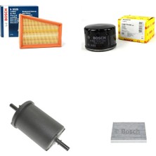 Bosch Filtre Bakım Seti Renault Laguna Iı 1.6 16V 107 Beygir Hava + Yağ F + Yakıt F. + Polen Bosch