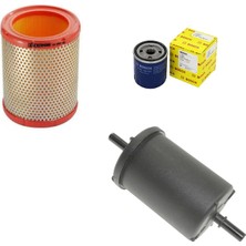 Filtre Bakım Seti Peugeot 306 1.6 Benzinli 89 Beygir Hava + Yağ F. + Yakıt Filtre Bosch