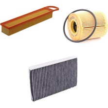 Bosch Filtre Bakım Seti Citroen C4 1.4 Vtı Benzinli 2011+ 95 Beygir Hava + Yağ F. + Polen Filtre Sardes