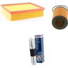 Bosch Filtre Bakım Seti Bmw 3 Serisi E46 325 I Benzin 2002-2004 Hava + Yağ F. + Yakıt Filtre Bosch