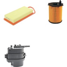 Bosch Filtre Bakım Seti Peugeot Bipper 1.4 Hdı Dizel Hava + Yağ F. + Yakıt Filtre Bosch