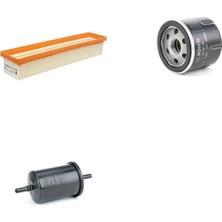 Bosch Filtre Bakım Seti Renault Clio Iıı 1.2 Benzinli 2005-2011 Hava + Yağ F. + Yakıt Filtre Bosch