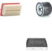 Filtre Bakım Seti Renault Clio V 1.0 Sce 72 Beygir 2019+ Hava + Yağ F. + Polen Filtre Bosch