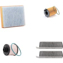 Bosch Filtre Bakım Seti Peugeot 3008 1.6 E-Hdi 115 Beygir Dizel 2013-2015 Hava + Yağ F + Yakıt F. + Polen Sardes