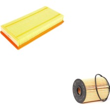 Bosch Filtre Bakım Seti Volkswagen Touareg 3.2 Benzin 2002-2006 Hava + Yağ Filtre