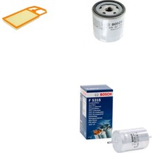 Bosch Filtre Bakım Seti Seat Toledo 1.6 105 Beygir 2000-2001 Aus Azd Bcb Motor Hava + Yağ F. + Yakıt Filtre Bosch