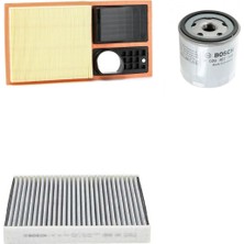 Bosch Filtre Bakım Seti Skoda Fabia 1.4 2011-2014 Benzinli Hava + Yağ F. + Polen Filtre Sardes