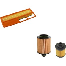 Bosch Filtre Bakım Seti Fiat Punto Evo 1.3 Mtj Euro 4 Multijet Hava + Yağ Filtre