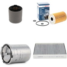 Bosch Filtre Bakım Seti Volkswagen Polo 1.6 Tdı Dizel 6r 6c 2010-2016 Hava + Yağ F + Yakıt F. + Polen Bosch