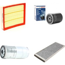Bosch Filtre Bakım Seti Audi A4 1.9 Tdı Dizel 1996-1999 Hava + Yağ F + Yakıt F. + Polen Sardes