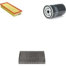 Bosch Filtre Bakım Seti Seat Cordoba 1.6 Benzinli 101 Beygir 2000-2002 Hava + Yağ F. + Polen Filtre Sardes