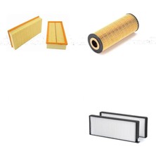 Bosch Filtre Bakım Seti Ssangyong Rexton 2.7 Dizel 2005-2011 Hava + Yağ F. + Polen Filtre Sardes