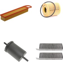 Bosch Filtre Bakım Seti Peugeot 3008 1.6 Vtı 120 Beygir Benzin 2010-2012 Hava + Yağ F + Yakıt F. + Polen Bosch