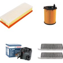 Bosch Filtre Bakım Seti Peugeot Partner 1.6 Hdı Dizel 2008-2010 Hava + Yağ F + Yakıt F. + Polen Bosch
