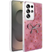Samsung Galaxy S25 Ultra Uyumlu Kılıf Kamera Korumalı Figürlü Zore Ponti Silikon Kapak