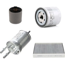 Bosch Filtre Bakım Seti Seat Toledo 1.2 Tsı 105 Beygir 2012-2016 Hava + Yağ F + Yakıt F. + Polen Bosch